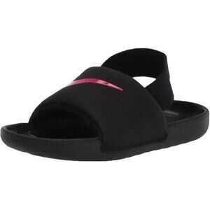 Nike Kawa Slide Toddler Size 4C Low-Top Trainers Black Pink Black BV1094-008